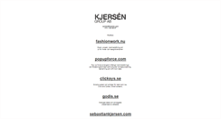 Desktop Screenshot of kjersen.com